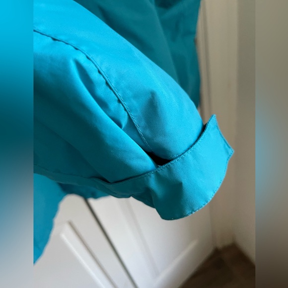 2018 Albuquerque Inter'l Balloon Fiesta Jacket LG Blue Embroidered Carry Me Hood - Picture 8 of 16